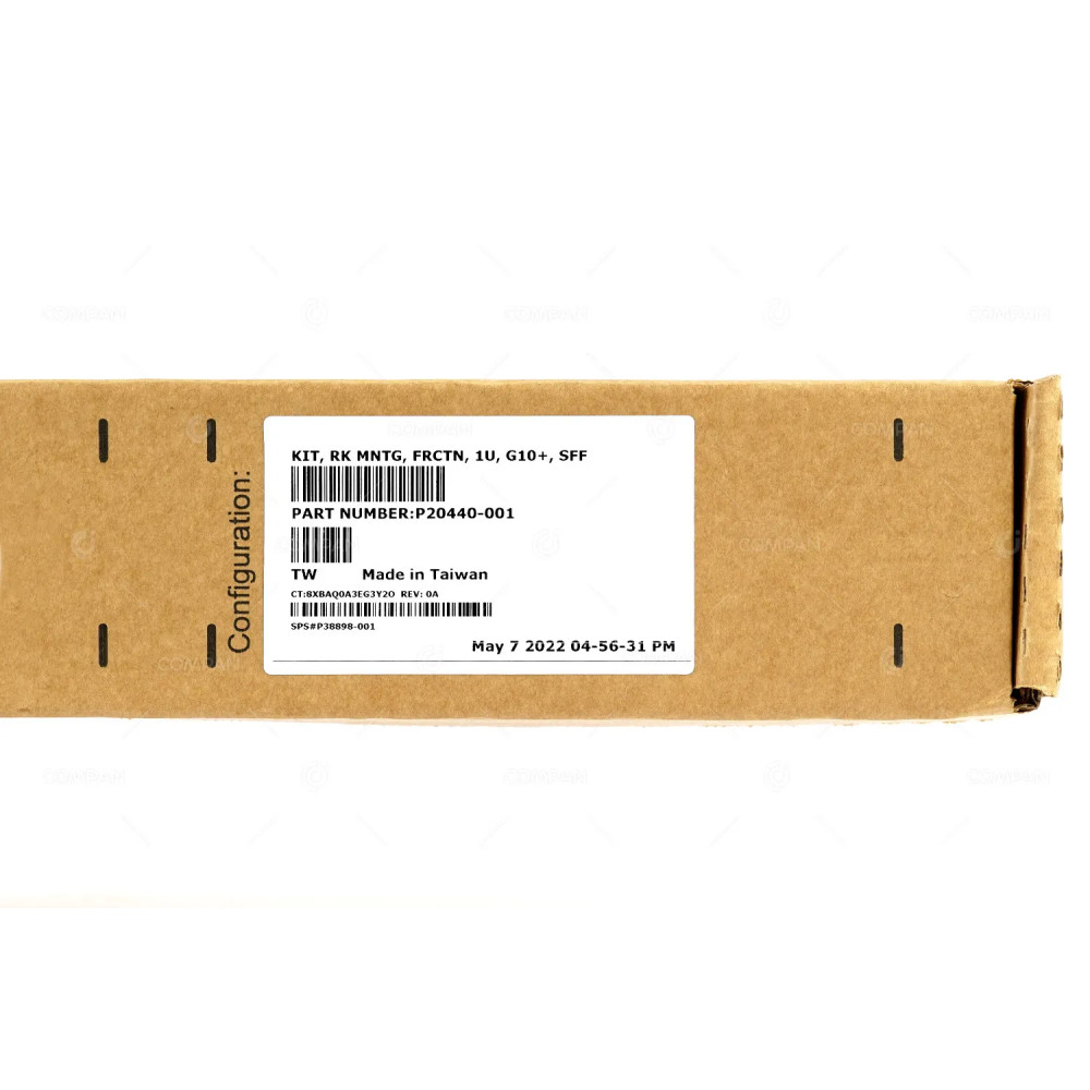 P38898-001 HPE EASY INSTALL RAIL KIT 1U SFF FOR HPE PROLIANT DL360 G10